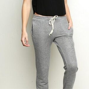 Brandy Melville John Galt Grey Rosa Knit Sweatpants